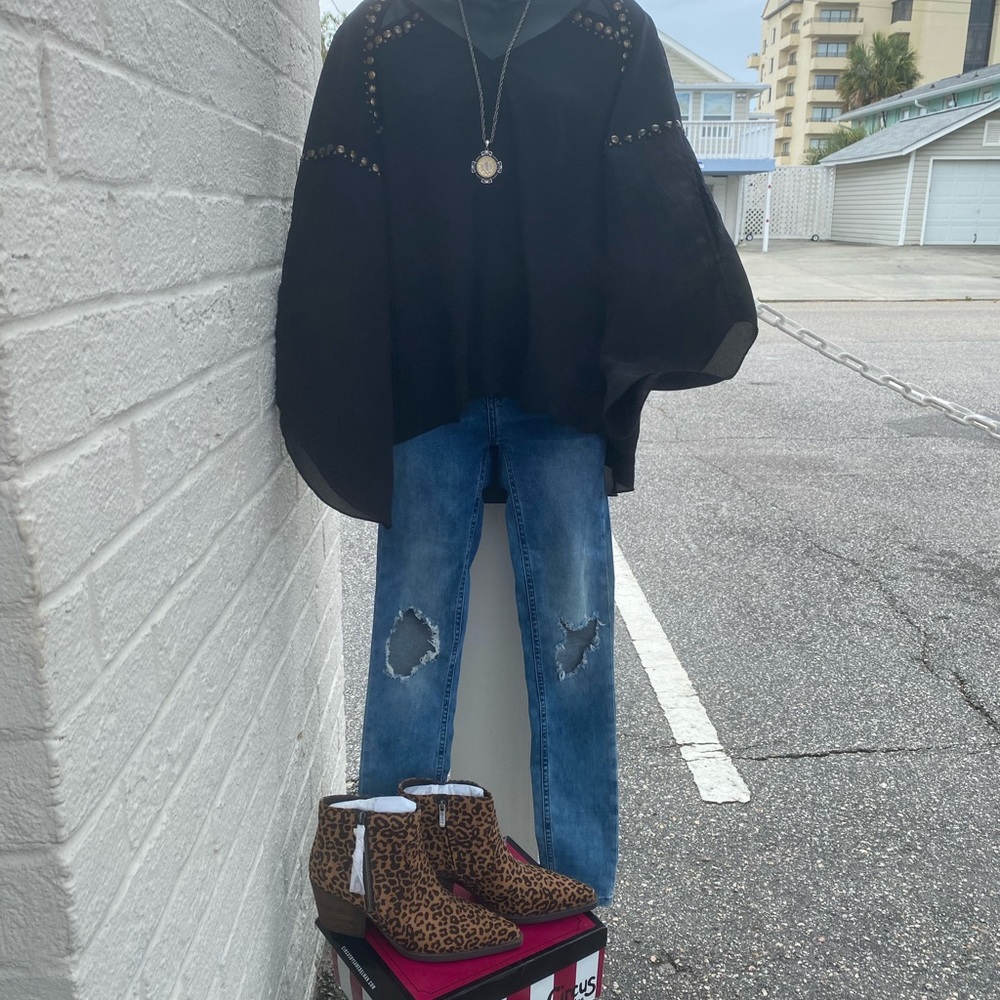 Rock & Republic studded blouse